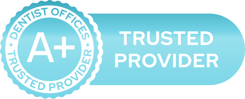 Trusted DentistOffices.com Provider Badge For Sparkle Dental 