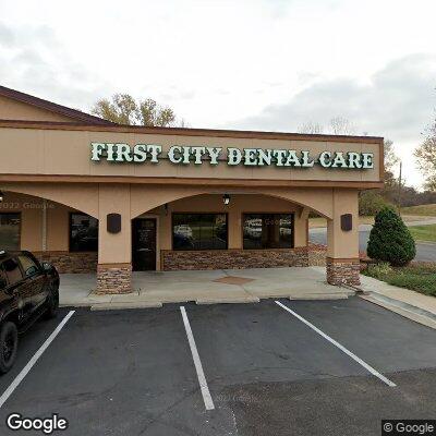 Thumbnail image of the front of a dentist office practice with the name First City Dental Care which is located in Leavenworth, KS