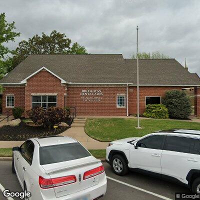 Thumbnail image of the front of a dentist office practice with the name Broadway Dental Arts which is located in Sand Springs, OK