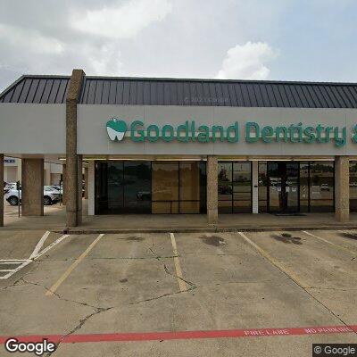 Thumbnail image of the front of a dentist office practice with the name Goodland Dentistry which is located in Longview, TX