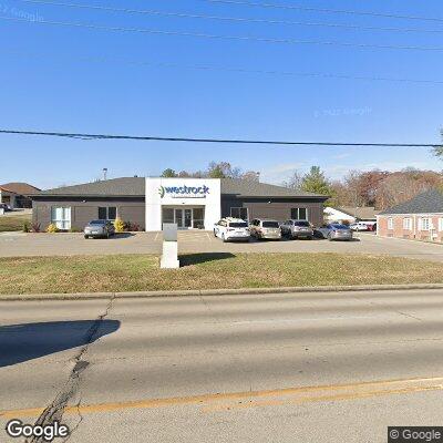 Thumbnail image of the front of a dentist office practice with the name Westrock Orthodontics which is located in Cape Girardeau, MO