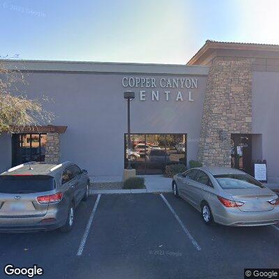 Thumbnail image of the front of a dentist office practice with the name Copper Canyon Dental which is located in Gilbert, AZ