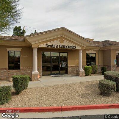 Thumbnail image of the front of a dentist office practice with the name Hudson Dental & Orthodontics which is located in Gilbert, AZ