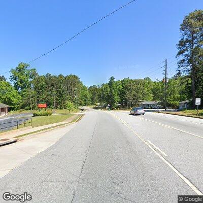 Thumbnail image of the front of a dentist office practice with the name Rausch Family Dentistry which is located in Stone Mountain, GA