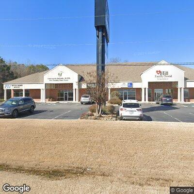 Thumbnail image of the front of a dentist office practice with the name Hill Family Dental which is located in Sherwood, AR