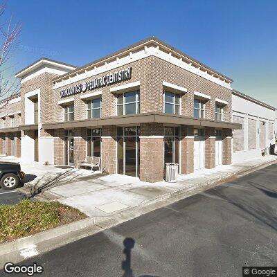 Thumbnail image of the front of a dentist office practice with the name Georgia Orthodontics & Children's Dentistry which is located in Milton, GA