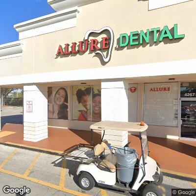 Thumbnail image of the front of a dentist office practice with the name Metric Dental which is located in Tamarac, FL