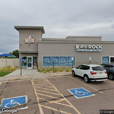 Thumbnail image of the front of a dentist office practice with the name Kids Rock Pediatric Dentistry which is located in Colorado Springs, CO