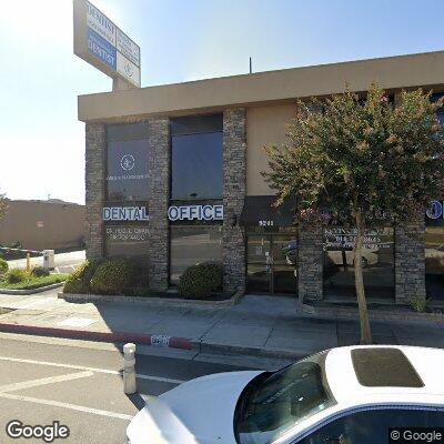 Thumbnail image of the front of a dentist office practice with the name Smile Works Dental which is located in Northridge, CA