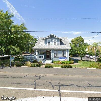 Thumbnail image of the front of a dentist office practice with the name Wood Family Dentistry which is located in Folsom, CA