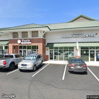 Thumbnail image of the front of a dentist office practice with the name Seaside Pediatric Dental Associates which is located in Murrells Inlet, SC