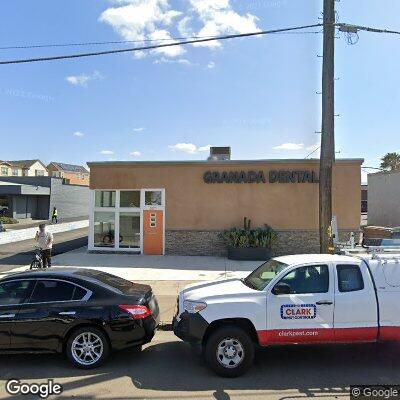 Thumbnail image of the front of a dentist office practice with the name Granada Dental which is located in Livermore, CA