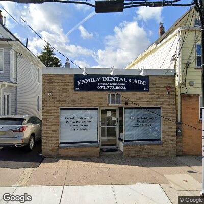 Thumbnail image of the front of a dentist office practice with the name Ursula Redzio Dental Care which is located in Garfield, NJ