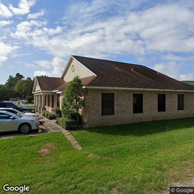 Thumbnail image of the front of a dentist office practice with the name Happy Sapiens Dental which is located in Pinehurst, TX