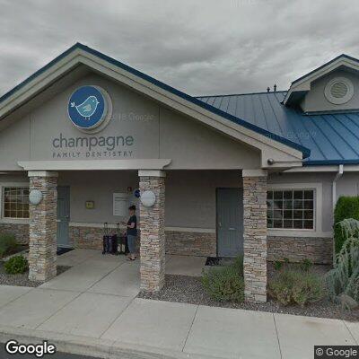 Thumbnail image of the front of a dentist office practice with the name Champagne Family Dentistry which is located in Sparks, NV