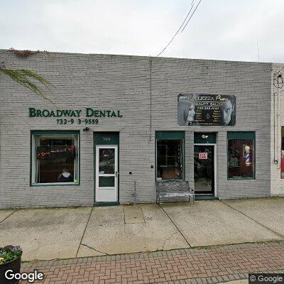 Thumbnail image of the front of a dentist office practice with the name Broadway Dental Office PC which is located in Long Branch, NJ