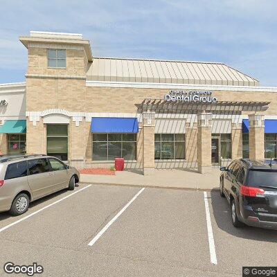 Thumbnail image of the front of a dentist office practice with the name Chaska Commons Dental Group which is located in Chaska, MN