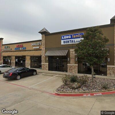 Thumbnail image of the front of a dentist office practice with the name Long Family Dental which is located in Midlothian, TX