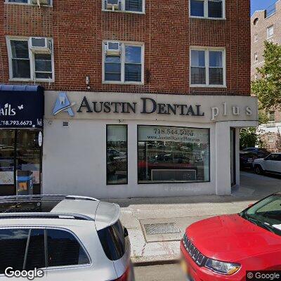 Thumbnail image of the front of a dentist office practice with the name Denta Cure which is located in Jamaica, NY