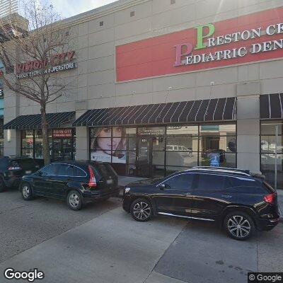 Thumbnail image of the front of a dentist office practice with the name Preston Center Pediatric Dentistry which is located in Dallas, TX