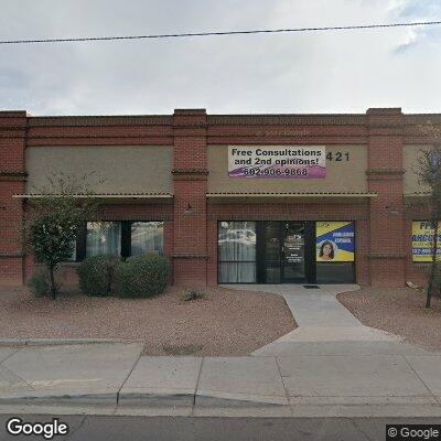 Thumbnail image of the front of a dentist office practice with the name Dental Design which is located in Phoenix, AZ