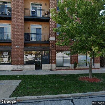 Thumbnail image of the front of a dentist office practice with the name Harlem Irving Family Dental which is located in Chicago, IL