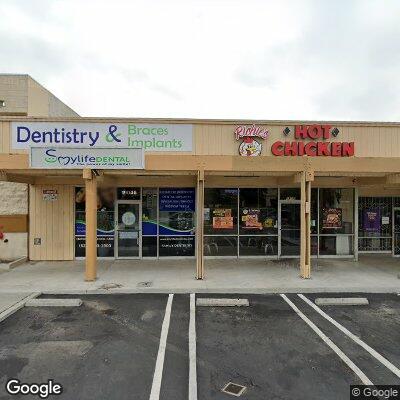 Thumbnail image of the front of a dentist office practice with the name SmyLife Dental which is located in West Covina, CA