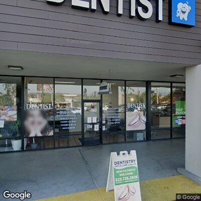 Thumbnail image of the front of a dentist office practice with the name Dentistry For Children & Adults which is located in Montebello, CA