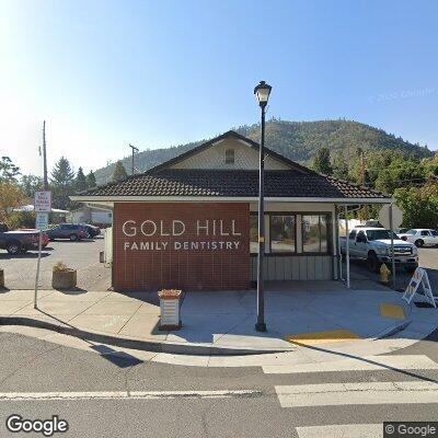 Thumbnail image of the front of a dentist office practice with the name Gold Hill Family Dentistry which is located in Gold Hill, OR