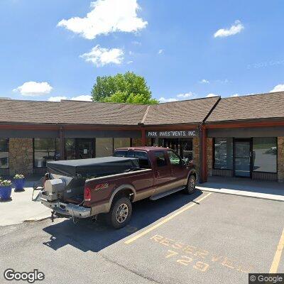 Thumbnail image of the front of a dentist office practice with the name Lakewood Orthodontics which is located in Lees Summit, MO