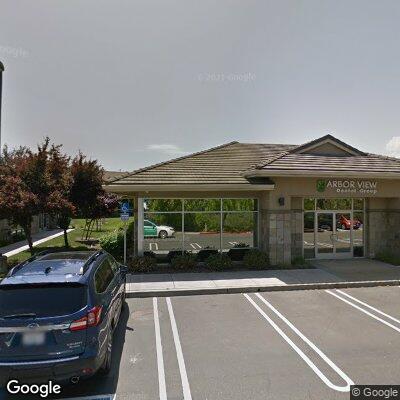 Thumbnail image of the front of a dentist office practice with the name Arbor View Dental Group which is located in Roseville, CA