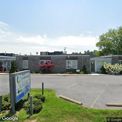 Thumbnail image of the front of a dentist office practice with the name Hershey Dental Care which is located in Lower Paxton, PA