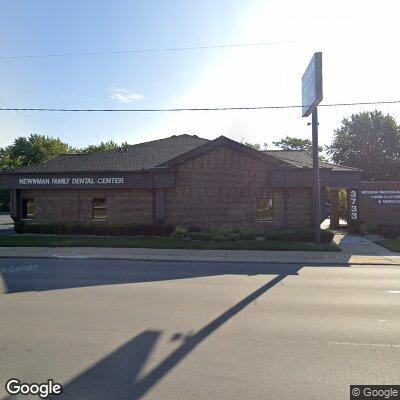 Thumbnail image of the front of a dentist office practice with the name Newman Family Dental Center which is located in Dearborn, MI