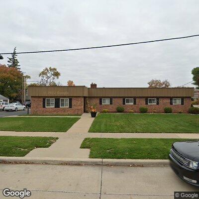 Thumbnail image of the front of a dentist office practice with the name Monroe Family Dentistry which is located in Dearborn, MI