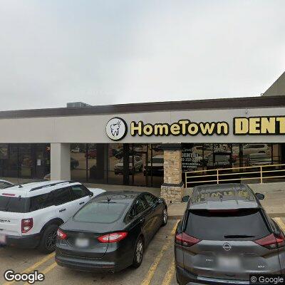 Thumbnail image of the front of a dentist office practice with the name HomeTown Dental which is located in Lake Worth, TX