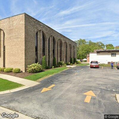 Thumbnail image of the front of a dentist office practice with the name Tinley Dental Group which is located in Tinley Park, IL