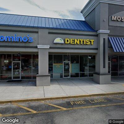 Thumbnail image of the front of a dentist office practice with the name Sunshine Dentistry which is located in Tampa, FL