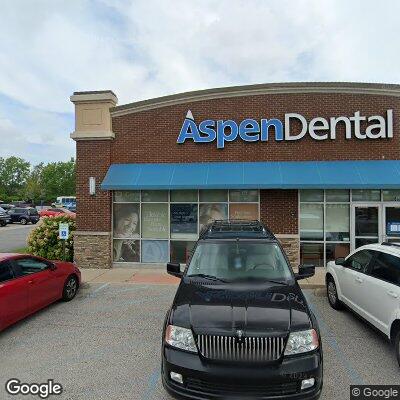 Thumbnail image of the front of a dentist office practice with the name Aspen Dental which is located in Merrillville, IN