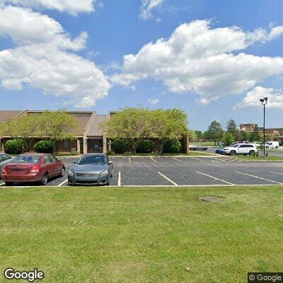 Thumbnail image of the front of a dentist office practice with the name Drakos Dental & Cosmetic Clinic which is located in Merrillville, IN