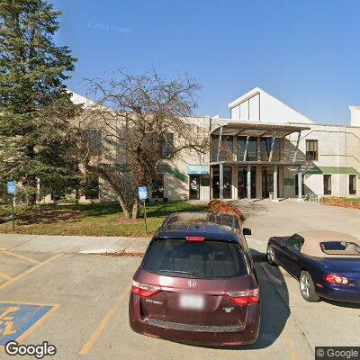 Thumbnail image of the front of a dentist office practice with the name Plank Family Dental Center which is located in Iowa City, IA