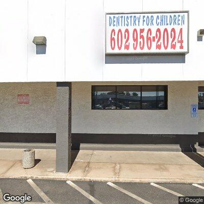 Thumbnail image of the front of a dentist office practice with the name Wild West Childrens Dentistry which is located in Phoenix, AZ