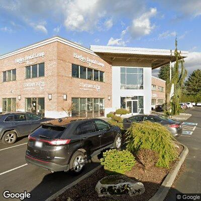 Thumbnail image of the front of a dentist office practice with the name Hughes Dental Group which is located in Everett, WA