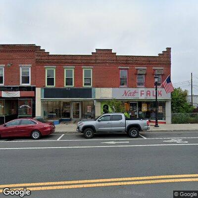 Thumbnail image of the front of a dentist office practice with the name Caban Orthodontics which is located in Ware, MA