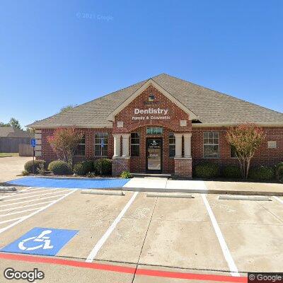 Thumbnail image of the front of a dentist office practice with the name Blue Sky Smiles which is located in Saginaw, TX