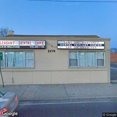 Thumbnail image of the front of a dentist office practice with the name Pleasant Dental Care which is located in East Meadow, NY