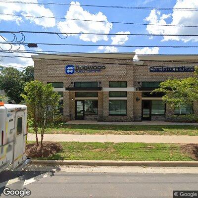 Thumbnail image of the front of a dentist office practice with the name Charlotte Pediatric Dentistry which is located in Pineville, NC