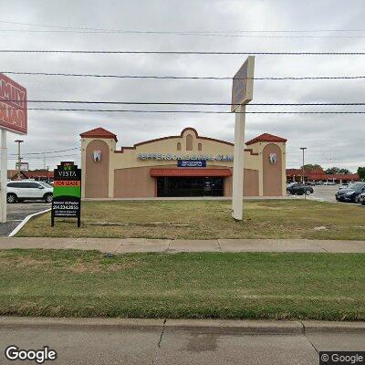 Thumbnail image of the front of a dentist office practice with the name Jefferson Dental Clinics which is located in Garland, TX