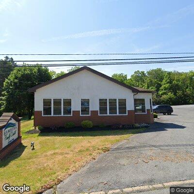 Thumbnail image of the front of a dentist office practice with the name Hamburg Family Dental which is located in Hamburg, PA