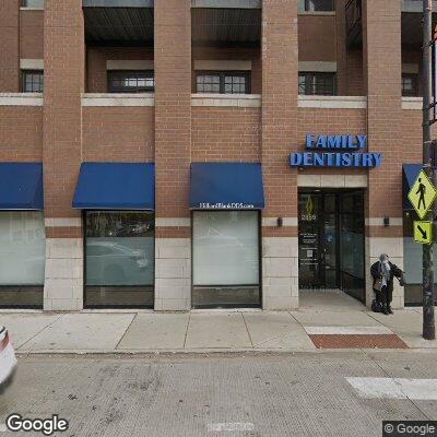 Thumbnail image of the front of a dentist office practice with the name Blank Hilliard I & Assoc which is located in Chicago, IL