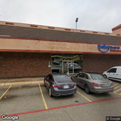 Thumbnail image of the front of a dentist office practice with the name Smiley Dental & Orthodontics which is located in Arlington, TX